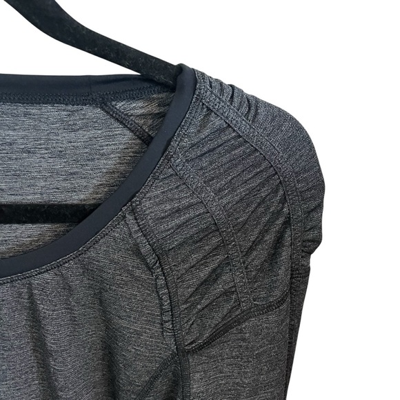 LULULEMON Ruched and Ruffle Long Sleeve Workout Top - Picture 5 of 11